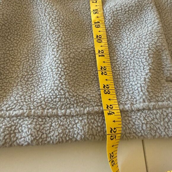 Columbia Lodge Sherpa Jacket Gray, White, & Beige Color-block Fleece Size XXL - Picture 9 of 12